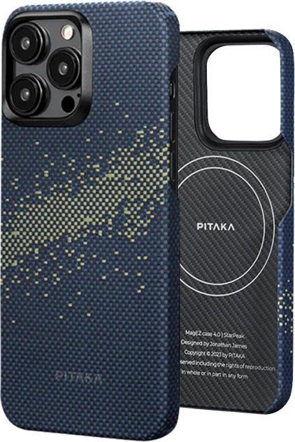 Чохол-накладка Pitaka MagEZ Case 4 StarPeak Milky Way Galaxy для iPhone 15 Pro Max